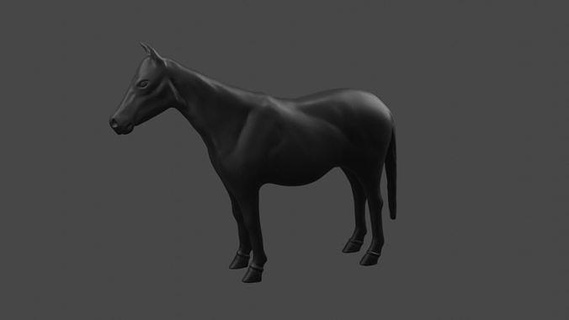 cavallo animali animale arte scultura statua natura mammifero stampabile 3dprintable sculture 3d print model - Mito3D