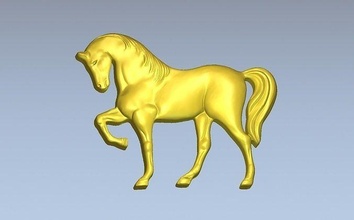 cavallo scultura figura arte arredamento statua passatempo Fai 3d print model - Mito3D