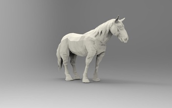 horse 3d printable games-toys toy animals games toys 3d print model - Mito3D