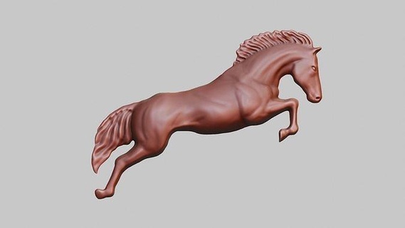 at Sanat cnc Artcam memeli hayvan kovboy takı oyulmuş dekor dekorasyon heykel detaylı vahşi kolye süs yazdırılabilir heykeller bas Rahatlama yazıcı 3d print model - Mito3D