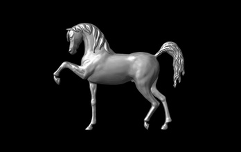 caballo bas alivio escultura animales bajorrelieve cnc joyería joya tallado madera panno panel casco Arte esculturas 3d print model - Mito3D