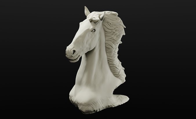 at büst 3d baskı şekil vermek heykel heykeller hayvan memeli baş kil Yazdır yazdırılabilir Vesika satranç Sanat 3D print model - Mito3D