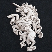 horse coat arms animals jewelry gold ring pendant art sculptures 3d print model - Mito3D