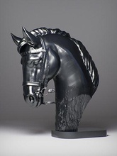 cavalo cabeça arte escultura estátua figura animal esculturas 3d print model - Mito3D