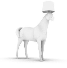 cavallo lampada design lusso progetto arte sculture 3d print model - Mito3D