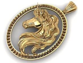 horse pendant art sculpture statue animals rearing up gallop hoof tail mane muscles miniature boardgames interior artwork prancing rider sculptures luxury jewelry pendants 3d print model - Mito3D