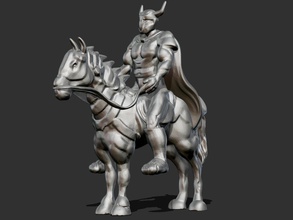 cheval cavalier art rider chevaux médiévale le chevalier de la fantaisie armure l'épée guerre l'armure bataille lame militaires casque bouclier guerrier lutte contre sculpture sculptures 3d print model - Mito3D