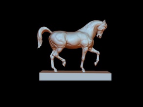 pferd statue 3d paratha bonaparte parade pferdesport skulptur kunst skulpturen 3d print model - Mito3D