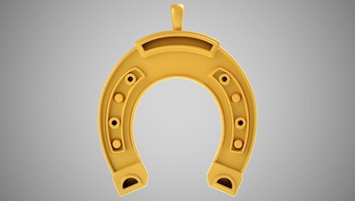 horseshoe necklace horseshoes fortune good horse iron lucky metal recreation shot sign stakes steel success symbol talisman throwing tossing traditional western jewelry necklaces 3d print model - Mito3D