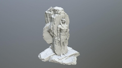 horus anibus impression tombeau pierre tombale sépulcre calcul moussu Publier Roche mort Jeux jouets Jeu accessoires 3d print model - Mito3D