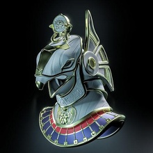 horus capacete ornamental conceito egito stargate anúbis egípcio mascarar antigo deus esculpir luxo armaduras ouro escultura esculturas scifi arte 3d print model - Mito3D