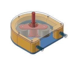 schlauch pumpe volumetrisch schlauchpumpe rohrpumpe volumetrische flüssigkeit haus draussen 3d print model - Mito3D