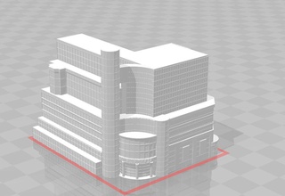 hotel plaza sanat 3d yönetim mimarlık dış ev model Belediye ofis baskı halk ilişkiler proje otel diğer açık düz gökdelenler gökdelen 3d print model - Mito3D