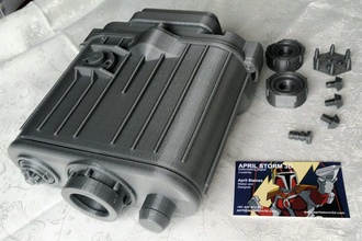 hoth macro jumelles soutenir empire grèves arrière étoile guerres macrobinoculaires stormtrooper écran précis 501st rebelle jeux jouets 3d print model - Mito3D