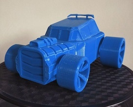 hotrod racer car vehicle fdm ender3 blender carkit 3dprint games toys 3d print model - Mito3D