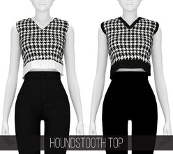houndstooth marvelous fashion woman casual elegant 3d print model - Mito3D