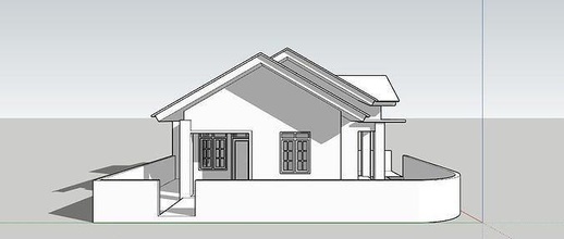 haus 3 architektur familie wohn dach window vorort 3d print model - Mito3D