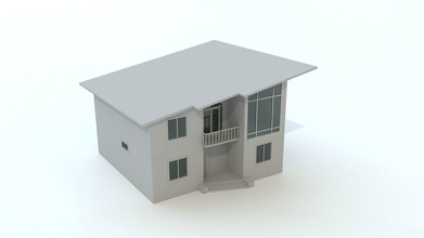 house 3d print printable home exterior architectural other 3d print model - Mito3D