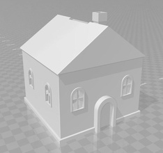 house piggy bank box financial coin cash architecture residential family finance estate other 3d print model - Mito3D