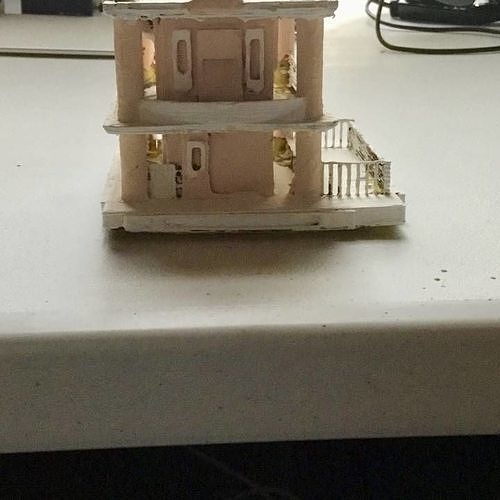 casa stl miniatura bambola interni esterno architettura edificio città strada arte sculture 3D print model - Mito3D