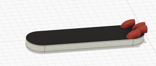 hoverboard planche scate roulettes extrême sport balade flotter loisir DIY électronique 3d print model - Mito3D