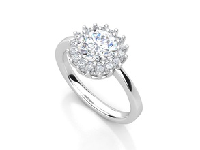 hs r010 jewelry platinum jewelry gem precious shining engagement luxury sterling diamond ring zennio rings