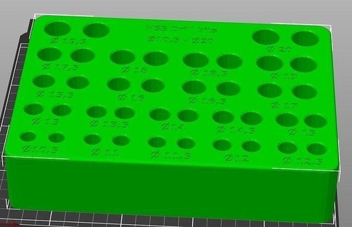 hss perforar soporte pasatiempo perforación herramientas diámetro bricolaje diy 3d print model - Mito3D