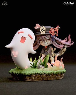 hu tao chuyafactory anime art games genshin female genshinimact game toys games toys lowpoly toy fantasy character ghost  3d print model - Mito3D