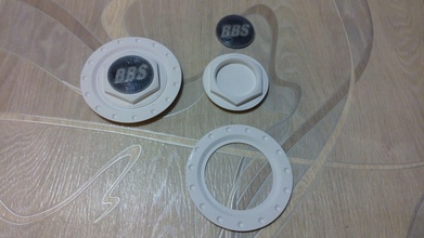 hub cap bbs car wheels autorepair carwheels 3dprinting hobby diy 3d print model - Mito3D