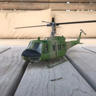 huey uh1h helicóptero imprimible montaje equipo escala 1 48 3dprinting Vietnam juegos juguetes 3d print model - Mito3D