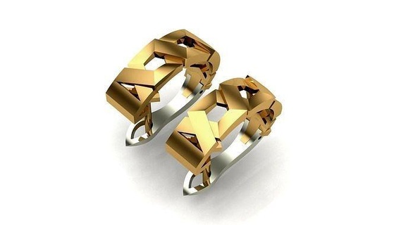 huggie orecchini stl file 3d stampa Stampa modello stampante personalizzato stampabile stampato gioielleria modellazione orecchino oro cerchio fascino anelli 3d print model - Mito3D