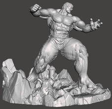 hulk 2008 - york monster marvel fight abomination hobby diy 3d print model - Mito3D