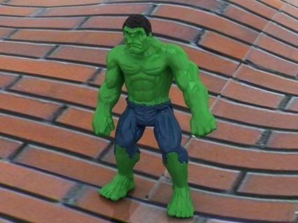 hulk 3d sculpture man people figure body art sculptures 3d print model - Mito3D