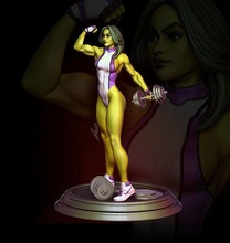 hulk arte shehulk maravilha quadrinho marvelcomic admirador mulher sexy esculturas 3d print model - Mito3D