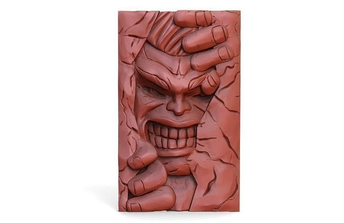 hulk cnc 4 sanat hayret rahatlama odun deko süper kahraman örümcek adam artcam istemek işaretler logolar 3D print model - Mito3D