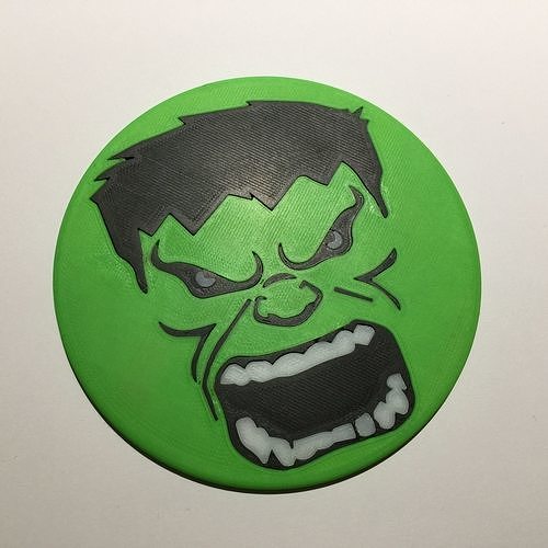 hulk untersetzer wunder smash comic comics mcu filme film barware trinkgeschirr getränk zuhause haus bar haushaltswaren zubehör 3D print model - Mito3D