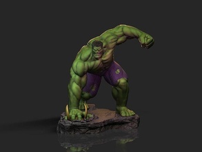 Hulk şekil Brucebanner hayret Loki Yenilmezler 3dprint 3dprinting 3dmodel koleksiyon oyunlar oyuncaklar 3d print model - Mito3D