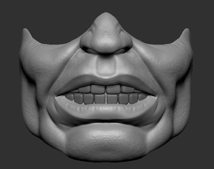 hulk maske stl datei halloween cosplay karikatur 3d drucken modell mund zähne schrei grusel unheimlich wut anatomie zahn kiefer wütend kreatur zombie hai wunder covid 2020 spiele spielzeuge 3D print model - Mito3D