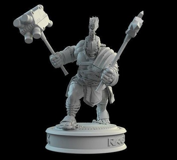 hulk ragnarok 3d stampa thor azione figura giocattoli Vendicatori arte eroe sculture 3d print model - Mito3D