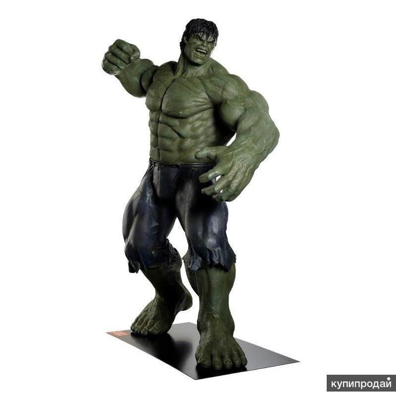 ponton hulk statue merveille film héros vert grand art scans répliques 3D print model - Mito3D