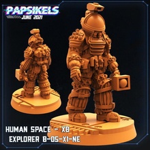 humano espacio explorador xb 05 x1 ne avp extraterrestres criaturas Marine Espacial 3dprint juegos mesa coleccionables miniaturas juguetes 3d print model - Mito3D