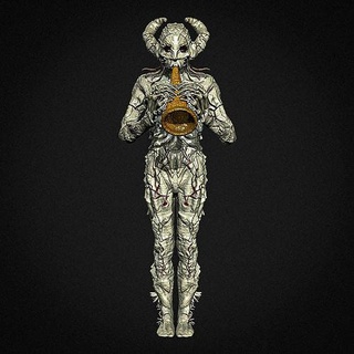humano trompete osso hueso trombeta original arte escultura modelado criaturas modelagem estátua produtos Projeto digital3d deco esculturas 3d print model - Mito3D