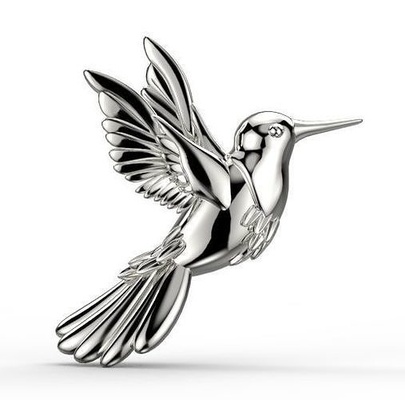 kolibri schmuck ave vogel halskette dije colgante tier natur halsband kadena birdie halsketten 3d print model - Mito3D