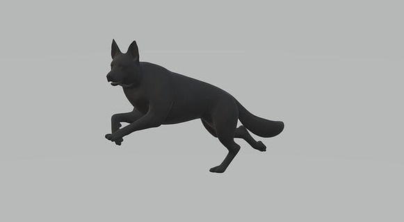 cão pastor fofa animal natureza Lobo rouco rottweiler fera criatura alemão arte esculturas 3d print model - Mito3D