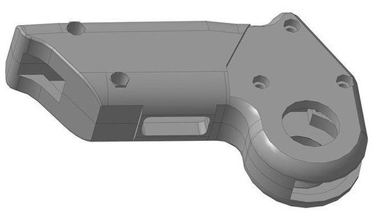 Jäger Stand Hand 3d Modell fdm Drucken Hobby DIY mechanisch Teile 3d print model - Mito3D