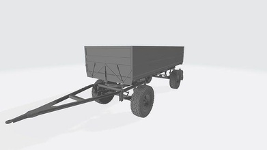 hw-80 trailer truck tractor transport semi hobby diy mechanical parts 3d print model - Mito3D