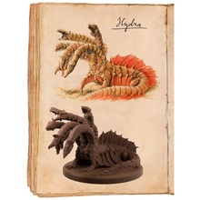 hydra miniatur 3demonster 3demonsters dnd tischplatte spiele konzept kunst kickstarter rollenspiel tier monster reptil anatomisch biologie sumpf wasser see moor spielzeuge tafel 3d print model - Mito3D