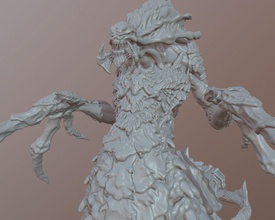 hydralisk game character video sculpture alien starcraft blizzard zerg games toys 3d print model - Mito3D
