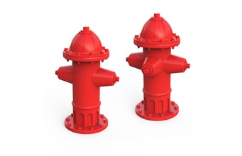 hydrant two fire hydrants city extinguishing water parts tools rc diorama hobby diy 3d print model - Mito3D