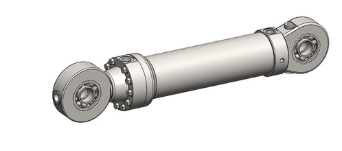 hydraulique cylindre ingénierie œuvres solides puissance science 3d print model - Mito3D